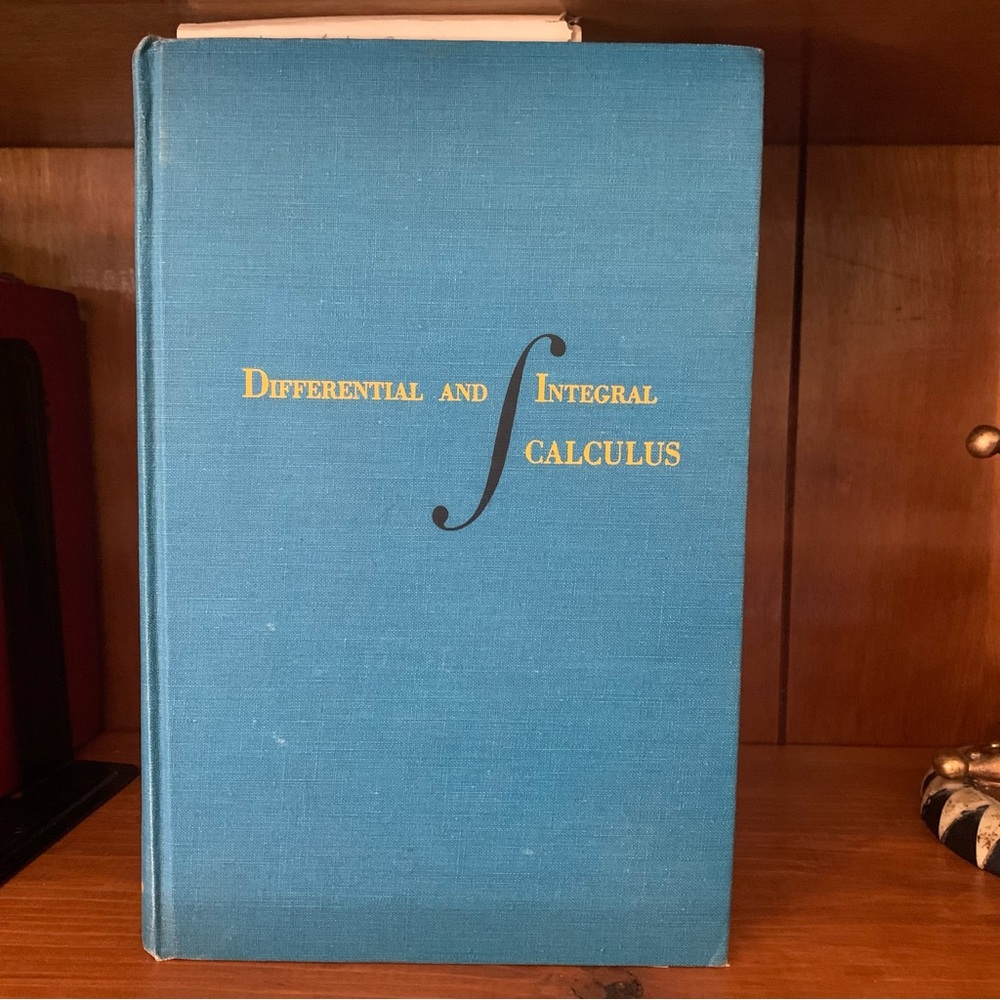 Differential And Integral Calculus 1957 The Macmillan Company Hardcover Book